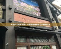 大江戶之城怎么玩？一場穿越時空的江戶探險之旅