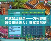 神武禁止登錄——為何你的賬號無法進入？答案竟然這么驚人！