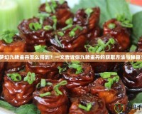 夢幻九轉金丹怎么得到？一文告訴你九轉金丹的獲取方法與秘籍！