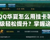 QQ華夏怎么用掛卡等級(jí)輕松提升？掌握這些技巧，瞬間逆襲！