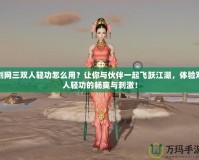 劍網(wǎng)三雙人輕功怎么用？讓你與伙伴一起飛躍江湖，體驗(yàn)雙人輕功的暢爽與刺激！