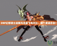 DNF幻想騎士戰(zhàn)靴與流星飛電對比：哪個更適合你？
