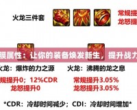DNF火龍貼膜屬性：讓你的裝備煥發新生，提升戰力的不二選擇