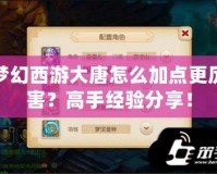 夢幻西游大唐怎么加點更厲害？高手經驗分享！