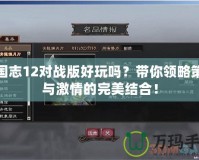 三國志12對戰版好玩嗎？帶你領略策略與激情的完美結合！