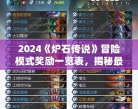 2024《爐石傳說》冒險模式獎勵一覽表，揭秘最全福利！