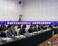御龍在天論壇APP叫什么？玩轉游戲社區新體驗