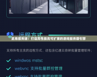 武易服務端：打造高性能高可擴展的游戲服務器引擎