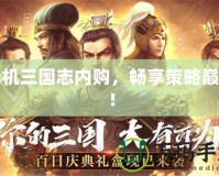 單機三國志內購，暢享策略巔峰！