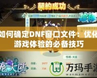 如何確定DNF窗口文件：優化游戲體驗的必備技巧