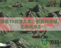 《三國志13戰(zhàn)法大全：制勝的關(guān)鍵，打造無敵戰(zhàn)術(shù)》