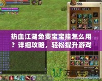 熱血江湖免費寶寶掛怎么用？詳細攻略，輕松提升游戲體驗