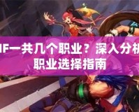 DNF一共幾個(gè)職業(yè)？深入分析與職業(yè)選擇指南