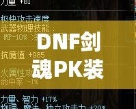 DNF劍魂P(guān)K裝備搭配全面解析，讓你戰(zhàn)力飆升！