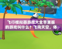 飛行模擬器游戲大全蘋果版的游戲叫什么？飛向天空，體驗極致飛行樂趣！