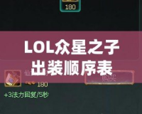 LOL眾星之子出裝順序表——玩轉星際輔助，成就團隊勝利