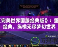 《完美世界國服經(jīng)典版》：重溫經(jīng)典，縱橫無盡夢(mèng)幻世界