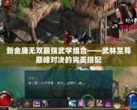 新金庸無雙最強(qiáng)武學(xué)組合——武林至尊巔峰對(duì)決的完美搭配