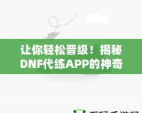 讓你輕松晉級！揭秘DNF代練APP的神奇魅力