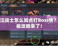 神泣戰士怎么加點打Boss快？終極攻略來了！