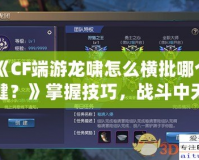 《CF端游龍嘯怎么橫批哪個(gè)鍵？》掌握技巧，戰(zhàn)斗中無(wú)敵的秘密武器！