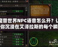 魔獸世界NPC語音怎么開？讓你沉浸在艾澤拉斯的每個(gè)瞬間！
