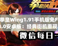 《拳皇Wing1.91手機版免FlashV3.0安卓版：經典街機重現，暢享極致格斗體驗》