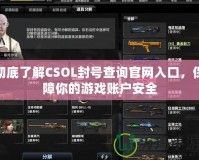 徹底了解CSOL封號查詢官網入口，保障你的游戲賬戶安全