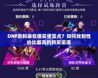 DNF資料袋在哪買便宜點(diǎn)？如何找到性價(jià)比最高的購(gòu)買渠道