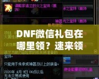 DNF微信禮包在哪里領？速來領取福利，驚喜不斷！