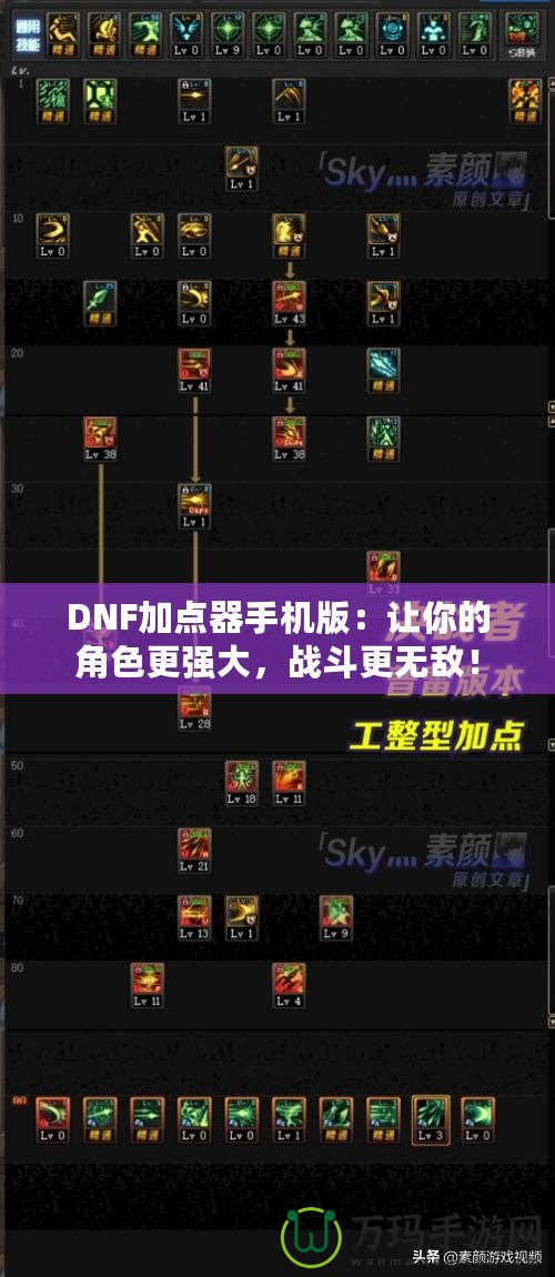 DNF加點器手機版：讓你的角色更強大，戰斗更無敵！