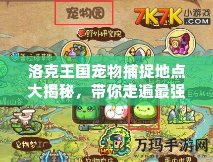 洛克王國(guó)寵物捕捉地點(diǎn)大揭秘，帶你走遍最強(qiáng)捕寵路線！