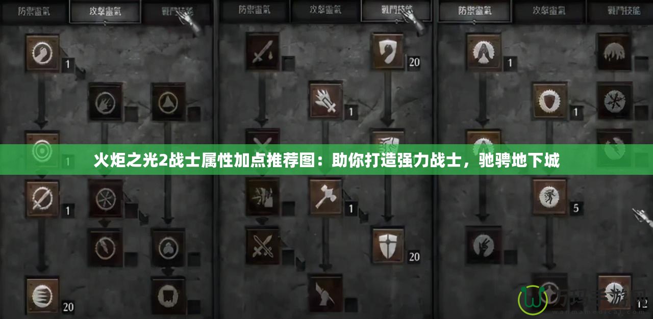 火炬之光2戰士屬性加點推薦圖：助你打造強力戰士，馳騁地下城