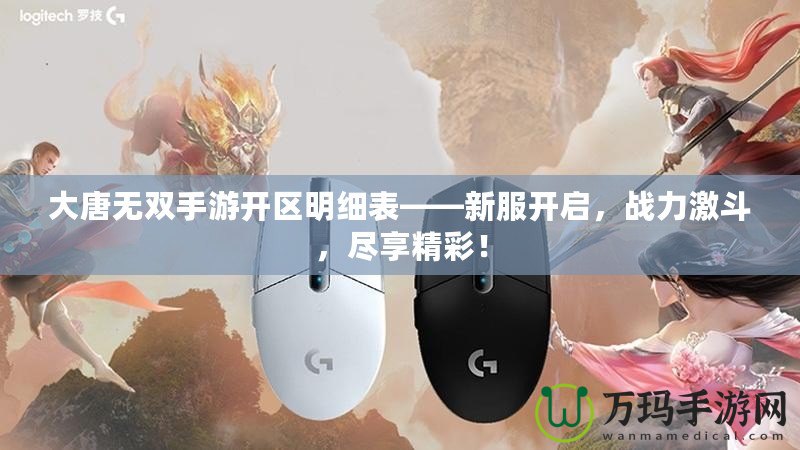大唐無雙手游開區明細表——新服開啟，戰力激斗，盡享精彩！