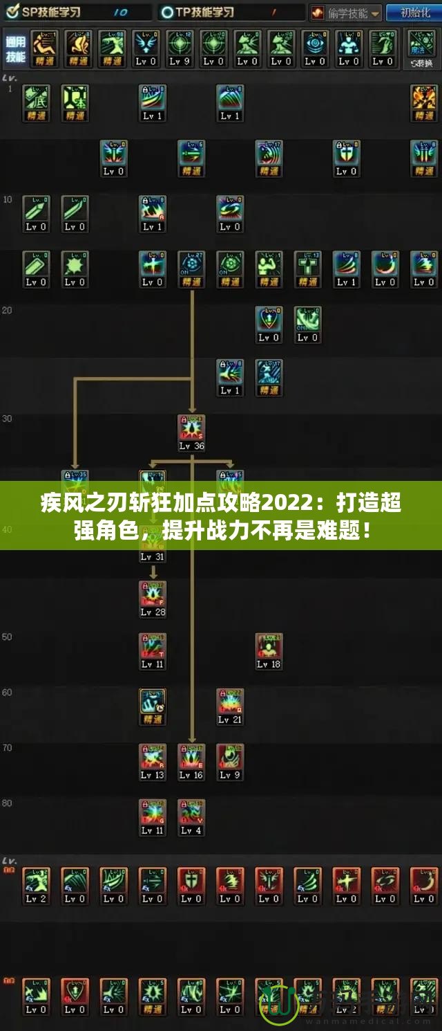 疾風之刃斬狂加點攻略2022：打造超強角色，提升戰力不再是難題！