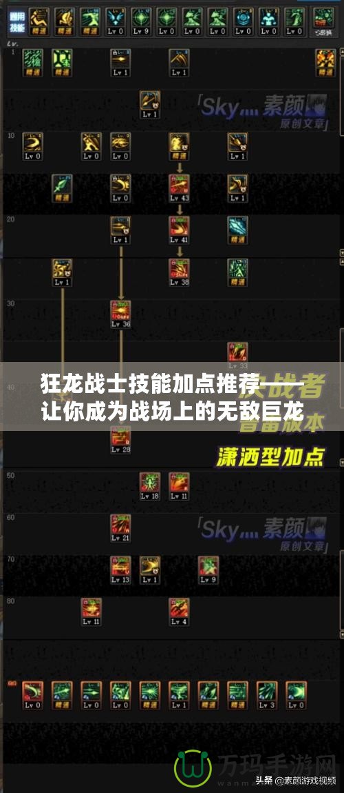 狂龍戰士技能加點推薦——讓你成為戰場上的無敵巨龍