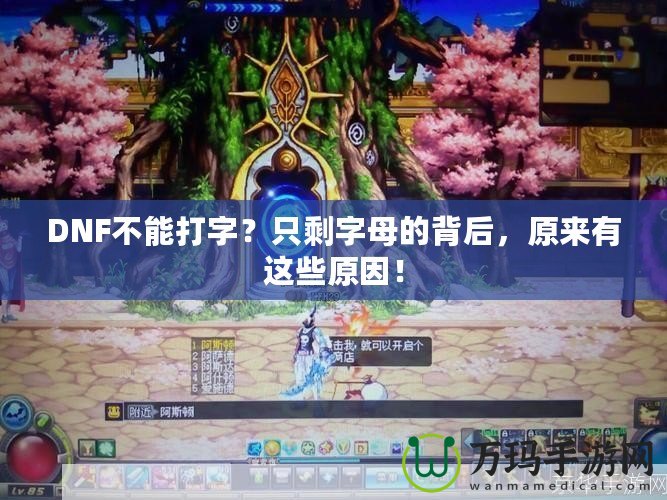 DNF不能打字？只剩字母的背后，原來有這些原因！