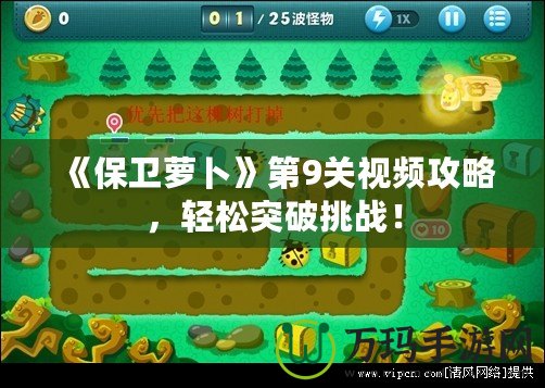 《保衛蘿卜》第9關視頻攻略，輕松突破挑戰！