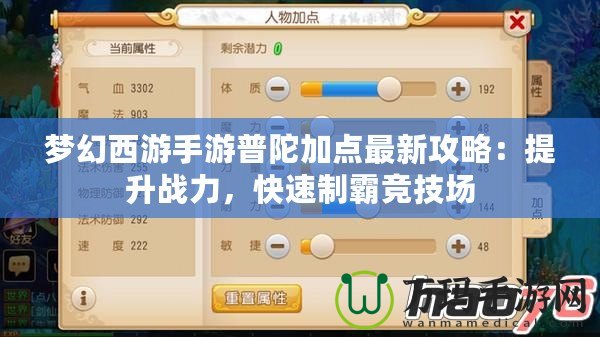 夢幻西游手游普陀加點(diǎn)最新攻略：提升戰(zhàn)力，快速制霸競技場