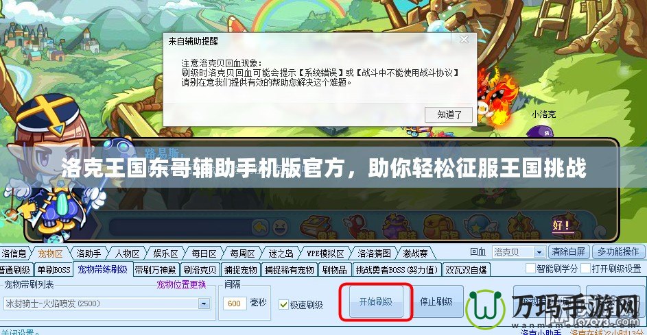 洛克王國東哥輔助手機版官方，助你輕松征服王國挑戰