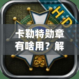 卡勒特勛章有啥用？解密這項榮譽背后的價值與意義