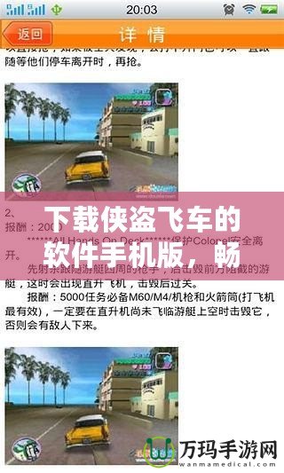 下載俠盜飛車的軟件手機版，暢享極致游戲體驗