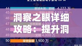 洞察之眼詳細攻略：提升洞察力，解鎖潛力