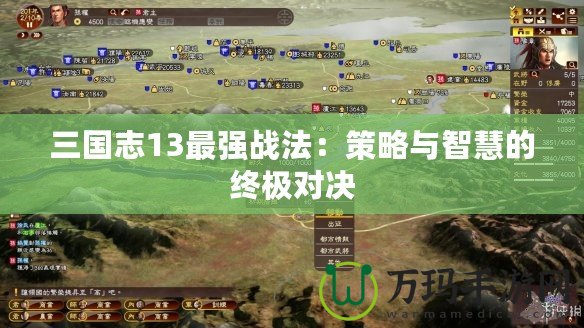三國志13最強戰(zhàn)法：策略與智慧的終極對決