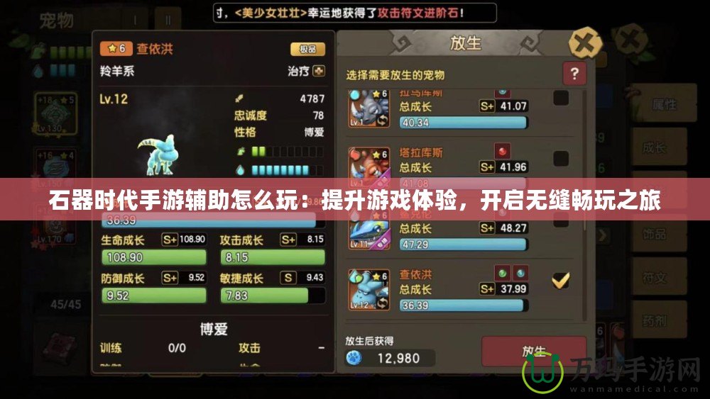 石器時代手游輔助怎么玩：提升游戲體驗，開啟無縫暢玩之旅