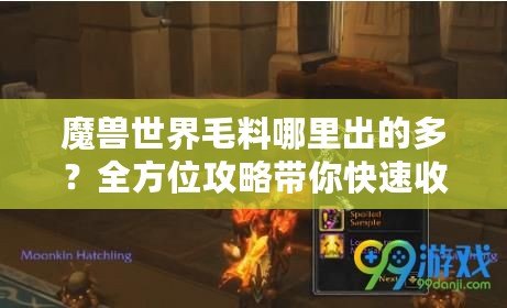 魔獸世界毛料哪里出的多？全方位攻略帶你快速收集！