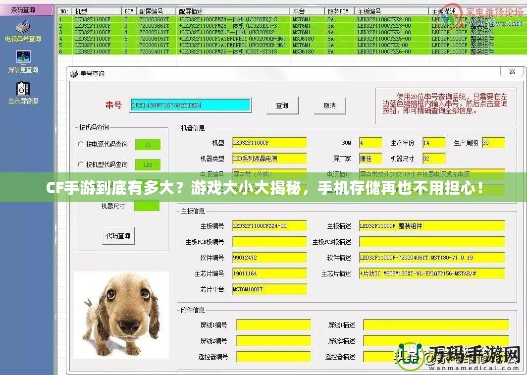 CF手游到底有多大？游戲大小大揭秘，手機存儲再也不用擔心！