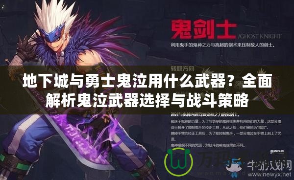 地下城與勇士鬼泣用什么武器？全面解析鬼泣武器選擇與戰斗策略