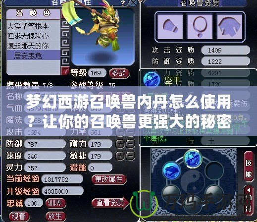 夢(mèng)幻西游召喚獸內(nèi)丹怎么使用？讓你的召喚獸更強(qiáng)大的秘密！
