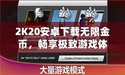 2K20安卓下載無(wú)限金幣，暢享極致游戲體驗(yàn)